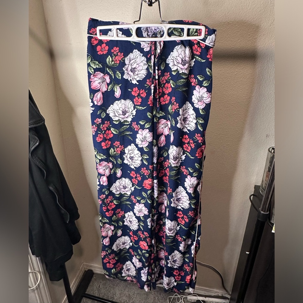 Drawstring palazzo pants